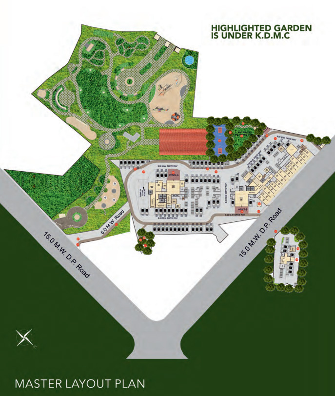 Nirvana Gardens Kalyan Strategic Location Map